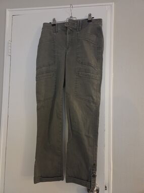 Democracy Olive Green Cargo Pants with Utility Pockets